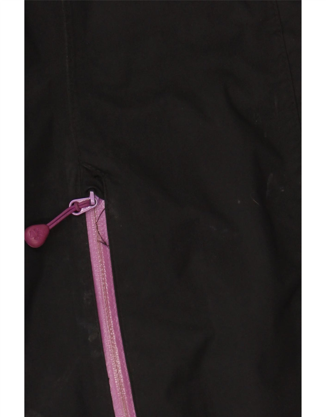 JACK WOLFSKIN Regnjakke til kvinder UK 10 Lille sort polyamid