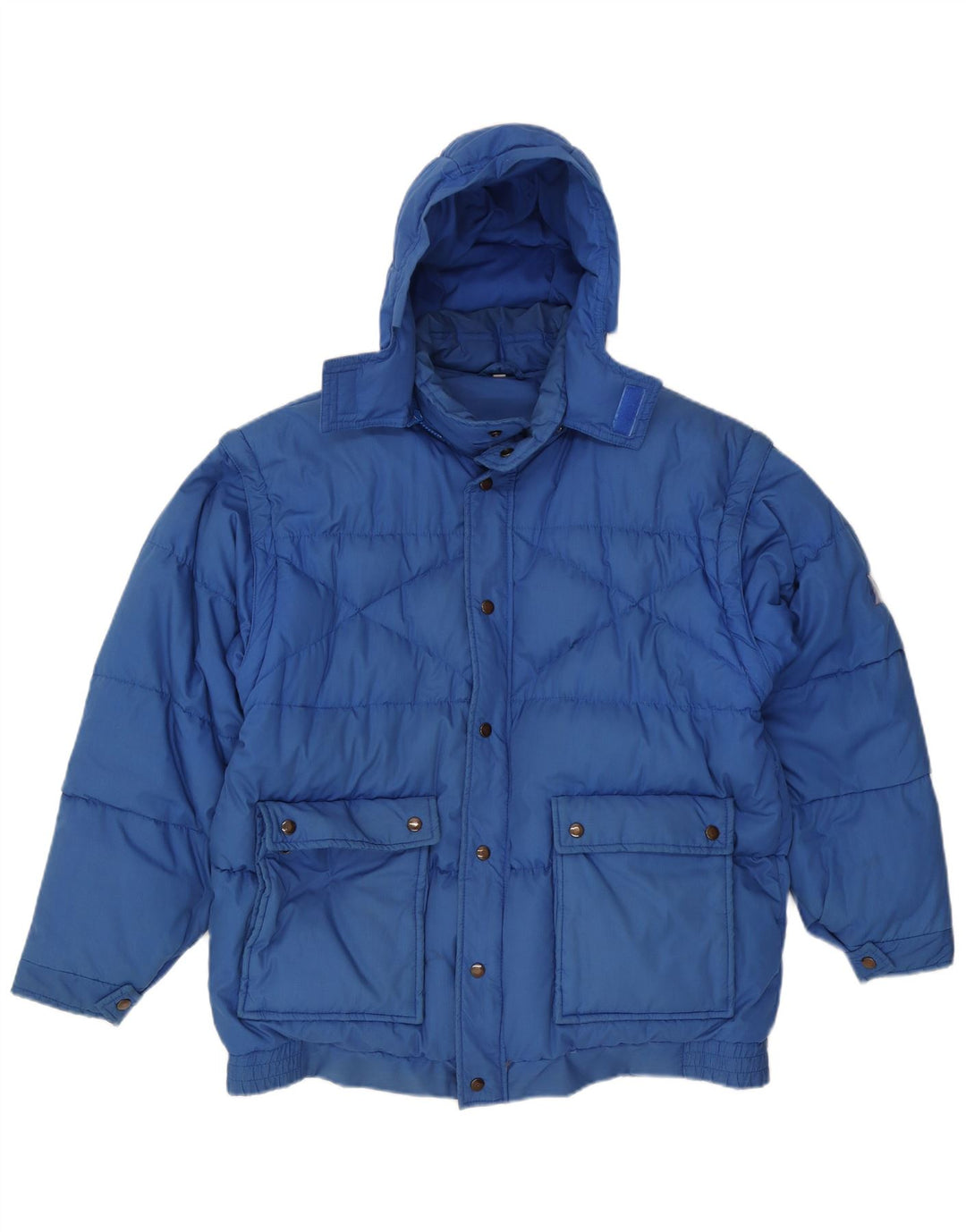 Creation Herre Hættetrøje Polstret Jakke IT 50 Large Blå Polyester