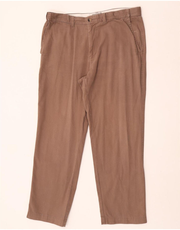 Marks & Spencer Herre Regular Fit Chinobukser W36 L29 Brun bomuld