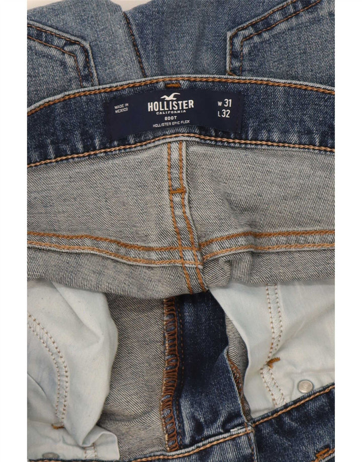 Hollister Herre Bootcut Jeans W31 L32 Blå