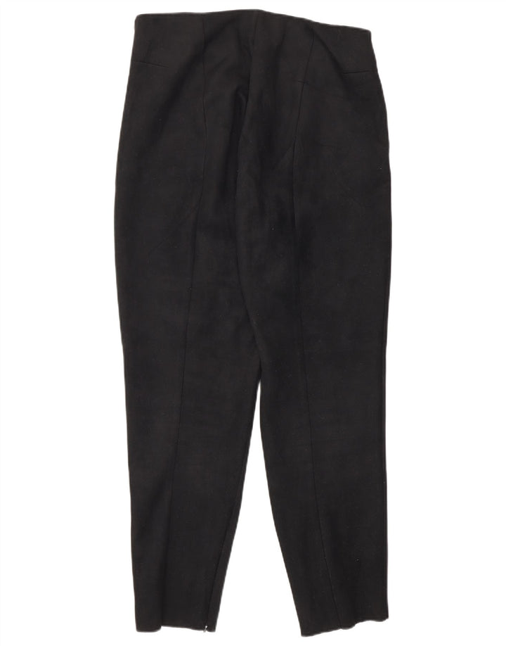 Zara Dame Slim Trousers XL W36 L27 Sort