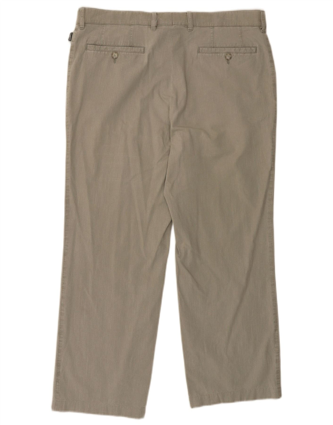 BUGATTI Mens Straight Suit Trousers IT 52 XL W36 L27 Grey