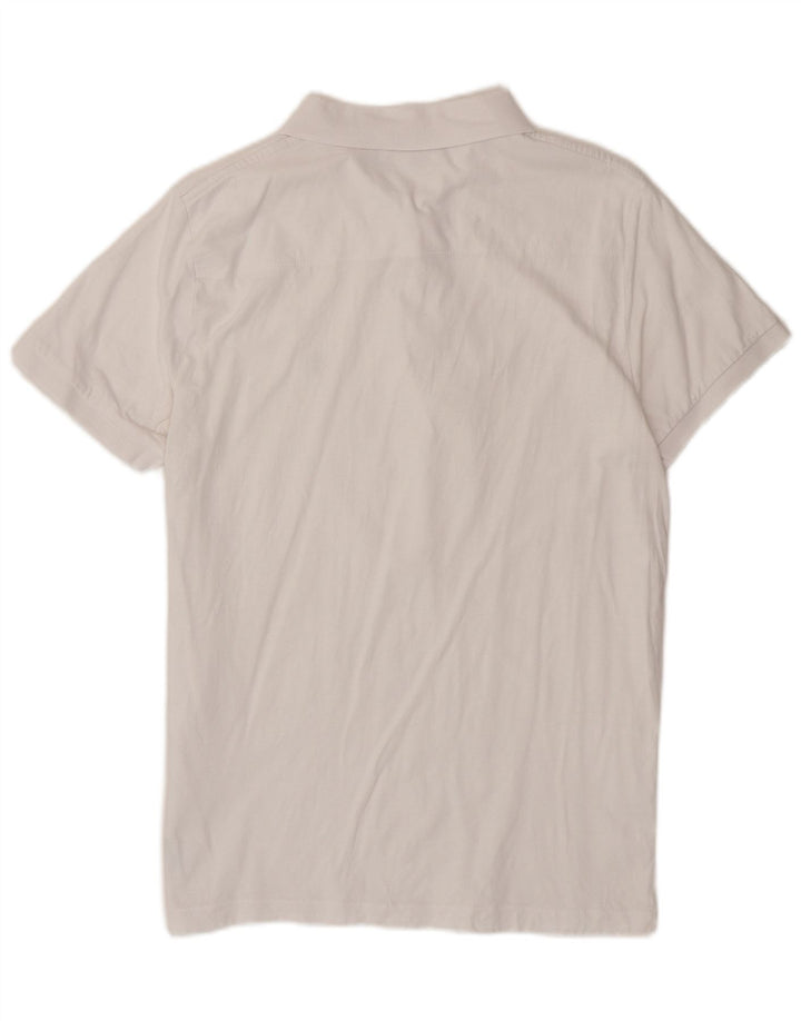 French Connection Herre poloshirt XL Hvid Bomuld