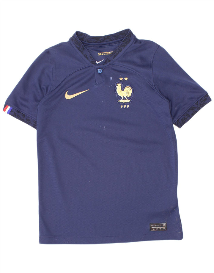Nike Boys T-Shirt Top 8-9 år Lille marineblå