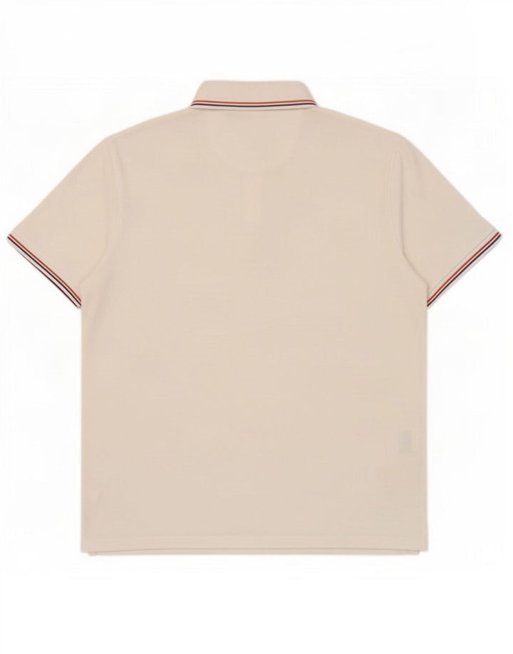 Lee Herre Regular Fit Polo Shirt XL Hvid Bomuld