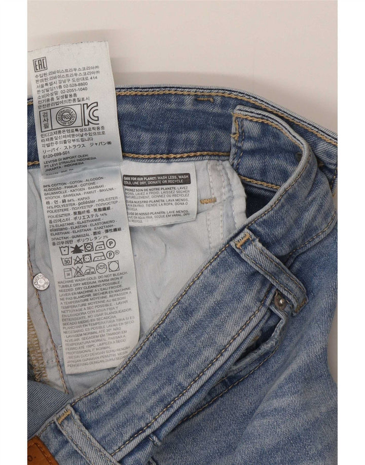 Levi's Dame 715 Bootcut Jeans W26 L32 Blå Bomuld