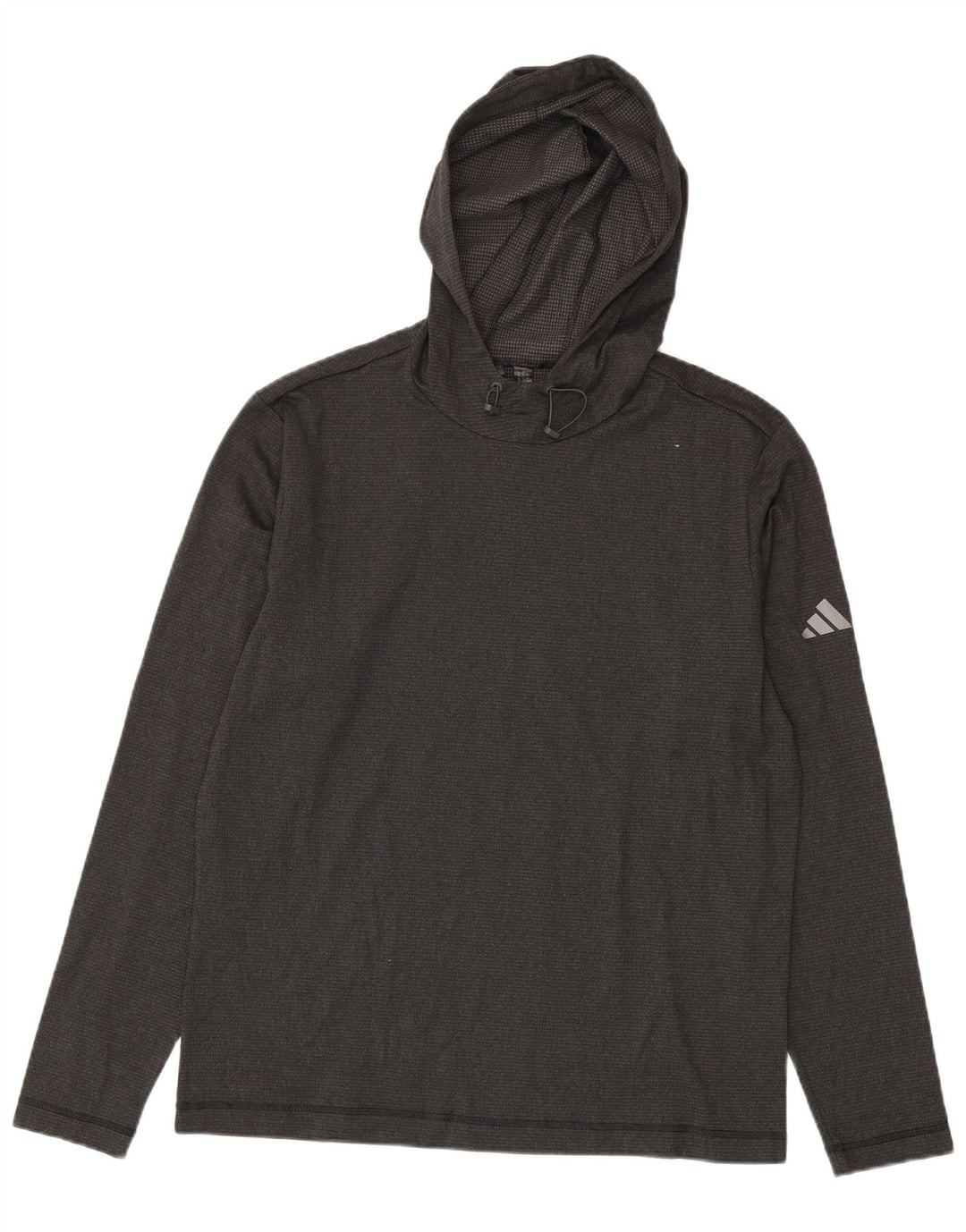 Adidas Herre hættetrøje Langærmet mellemgrå polyester