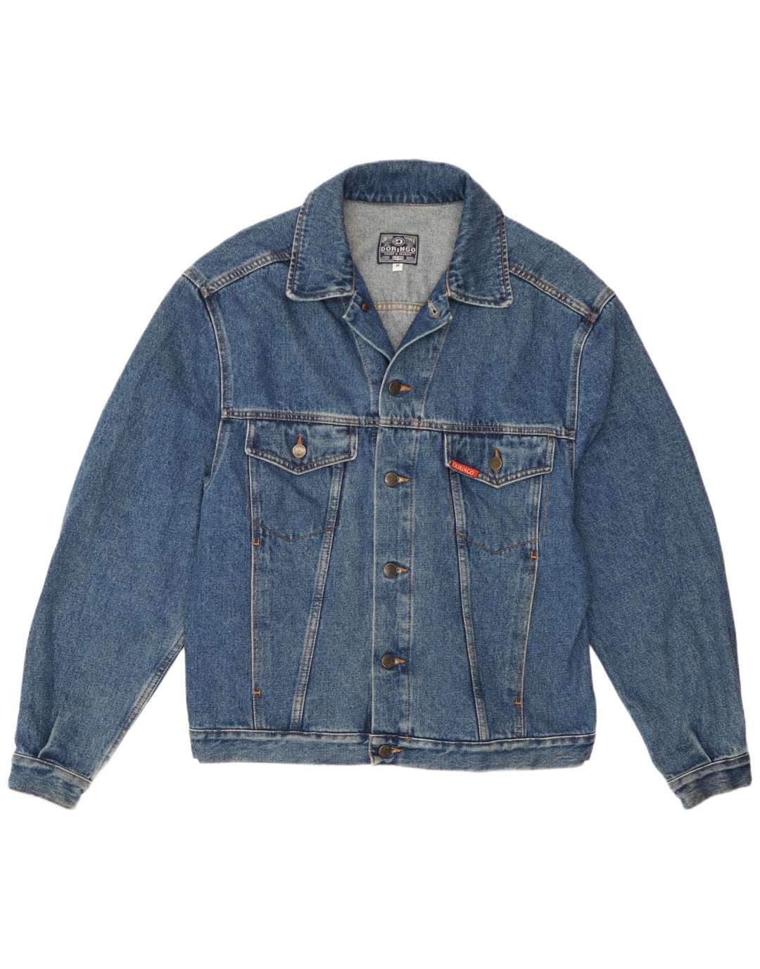 Doringo Herre denimjakke UK 38 Medium Blue Cotton