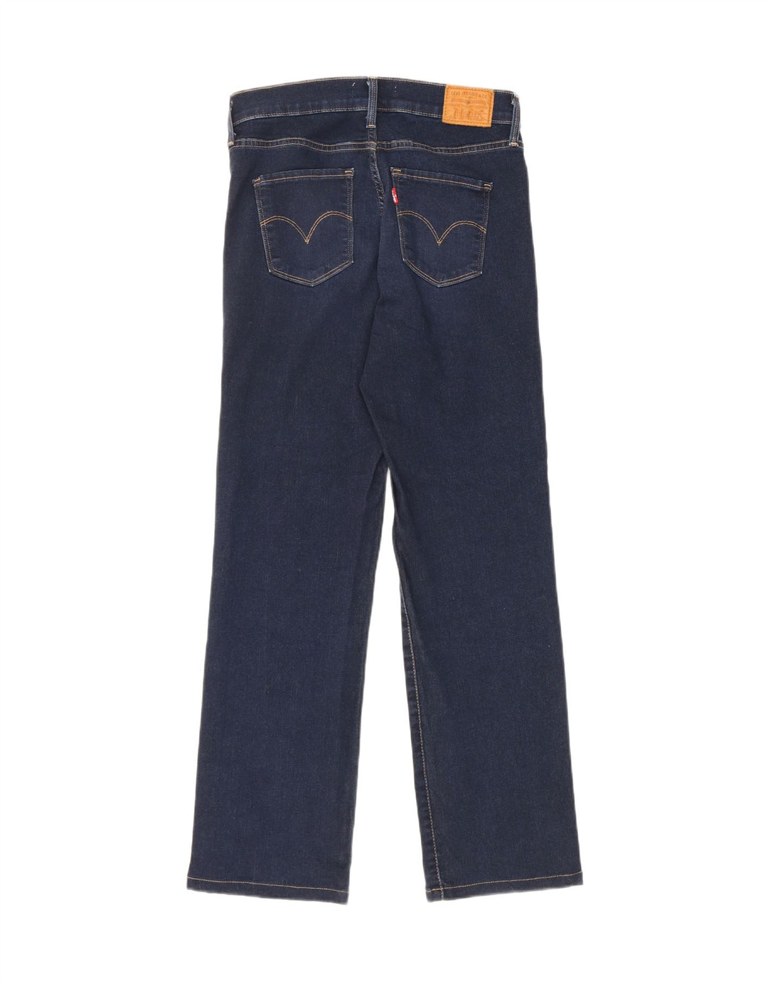 Levi's Dame 314 Shaping Straight Jeans W28 L28 Blå Bomuld