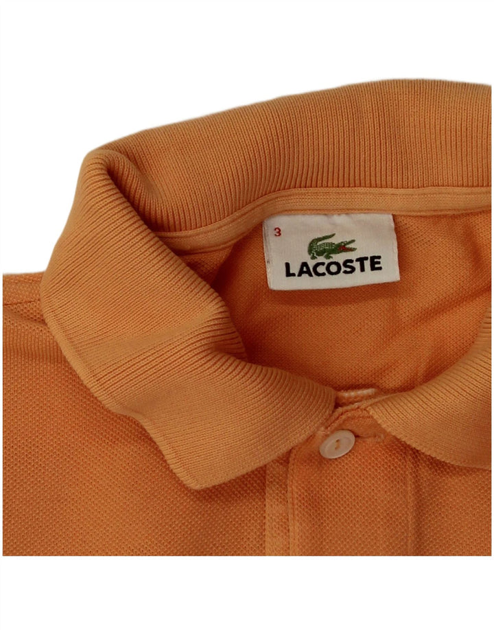 Lacoste herre poloskjorte str. 3 Lille orange bomuld