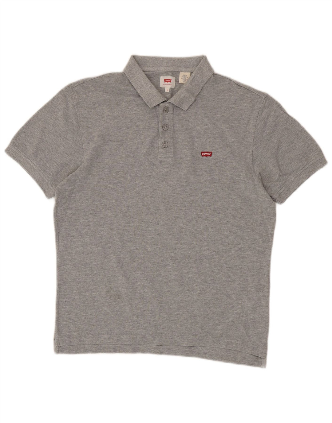 LEVI'S herre poloshirt lille grå bomuld