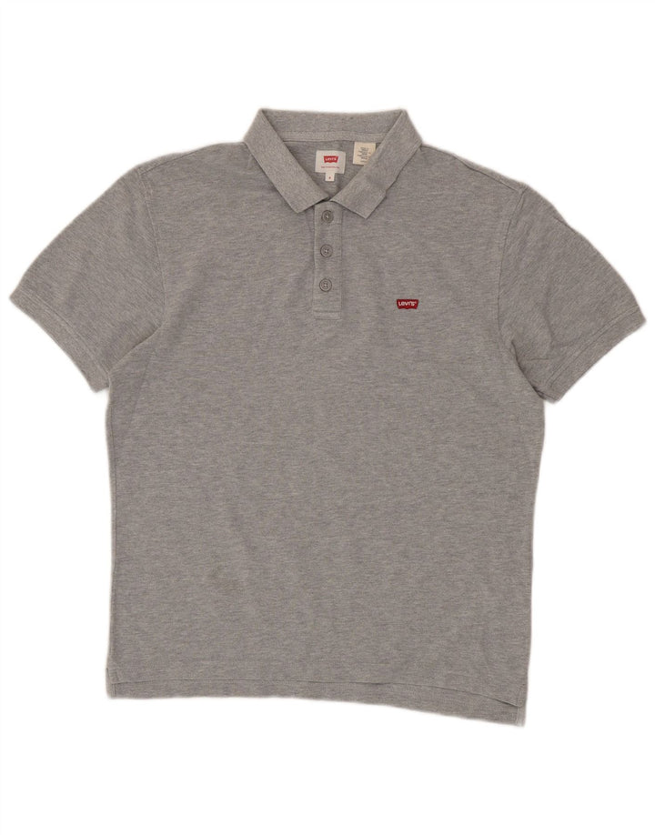 LEVI'S herre poloshirt lille grå bomuld