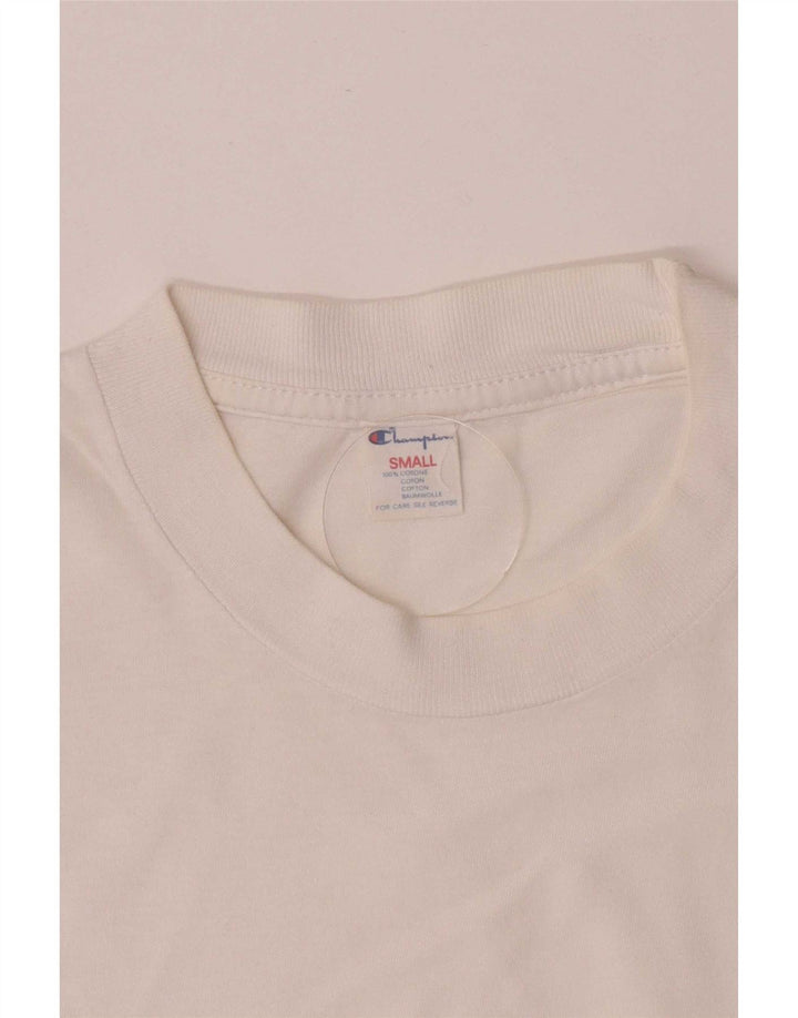 Champion Herre grafisk T-shirt top lille hvid bomuld