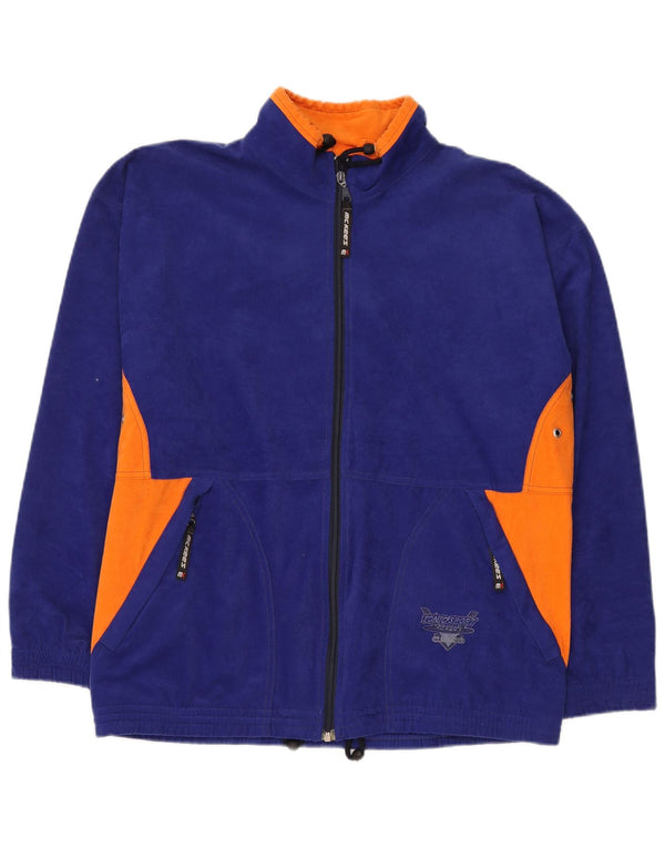 MC Kee's Fleecejakke til mænd UK 42 XL Marineblå Colourblock Polyester