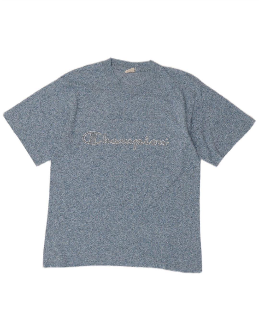 Champion Herre grafisk T-shirt Top Lille Blå Flecked Bomuld