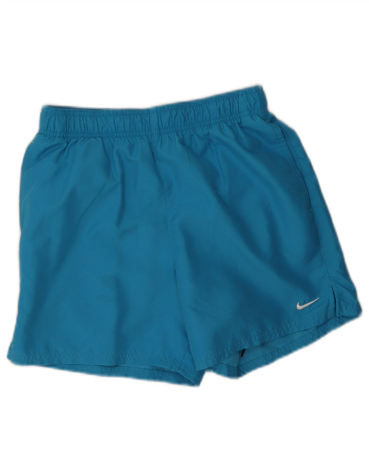 Nike badeshorts til mænd, små blå polyester