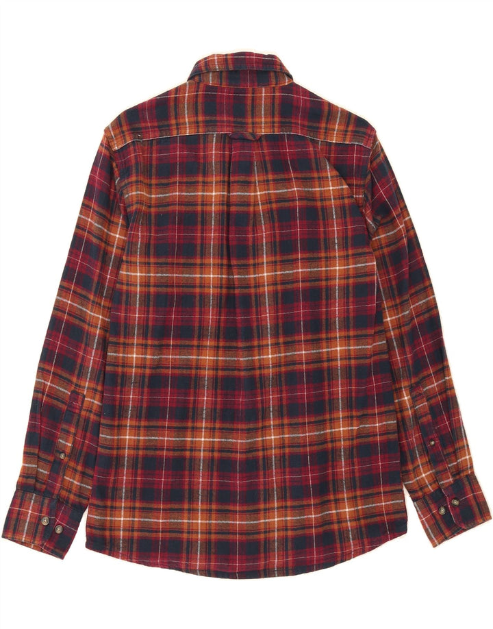 EDDIE BAUER Mens Flannel Shirt Small Multicoloured Check Cotton Vintage Eddie Bauer and Second-Hand Eddie Bauer from Messina Hembry 