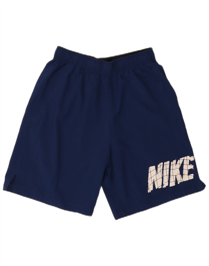NIKE Herre Dri Fit grafiske sportsshorts Medium marineblå polyester