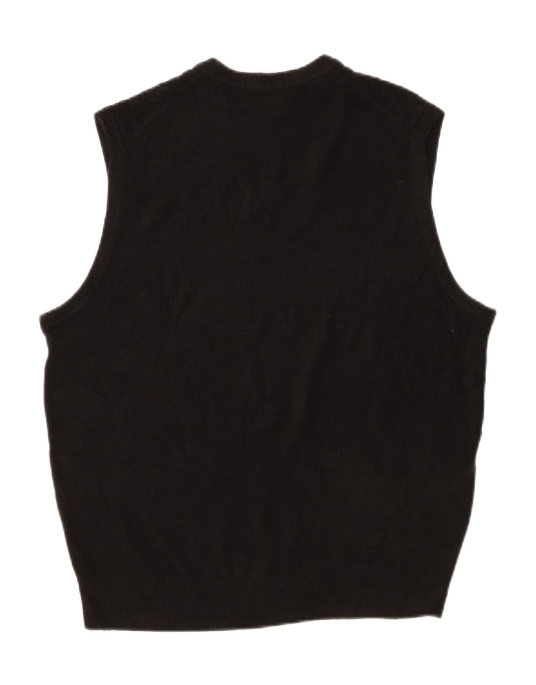 DOCKERS Mens Vest Tank Top Large Black Acrylic Vintage Dockers and Second-Hand Dockers from Messina Hembry 