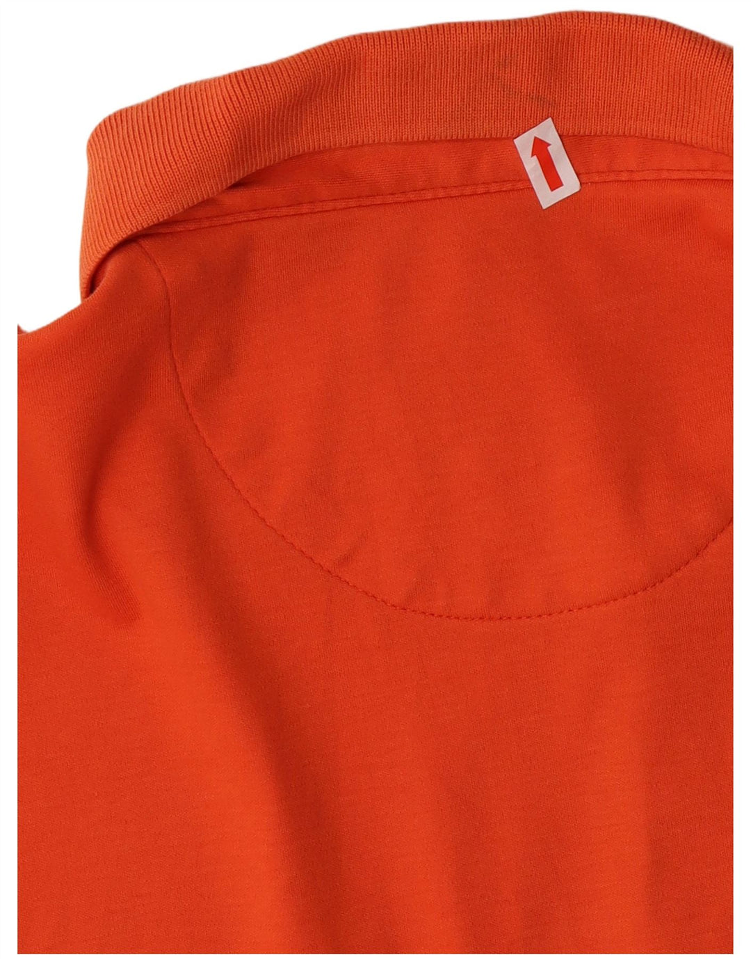 CALVIN KLEIN Mens Polo Shirt XL Orange Cotton
