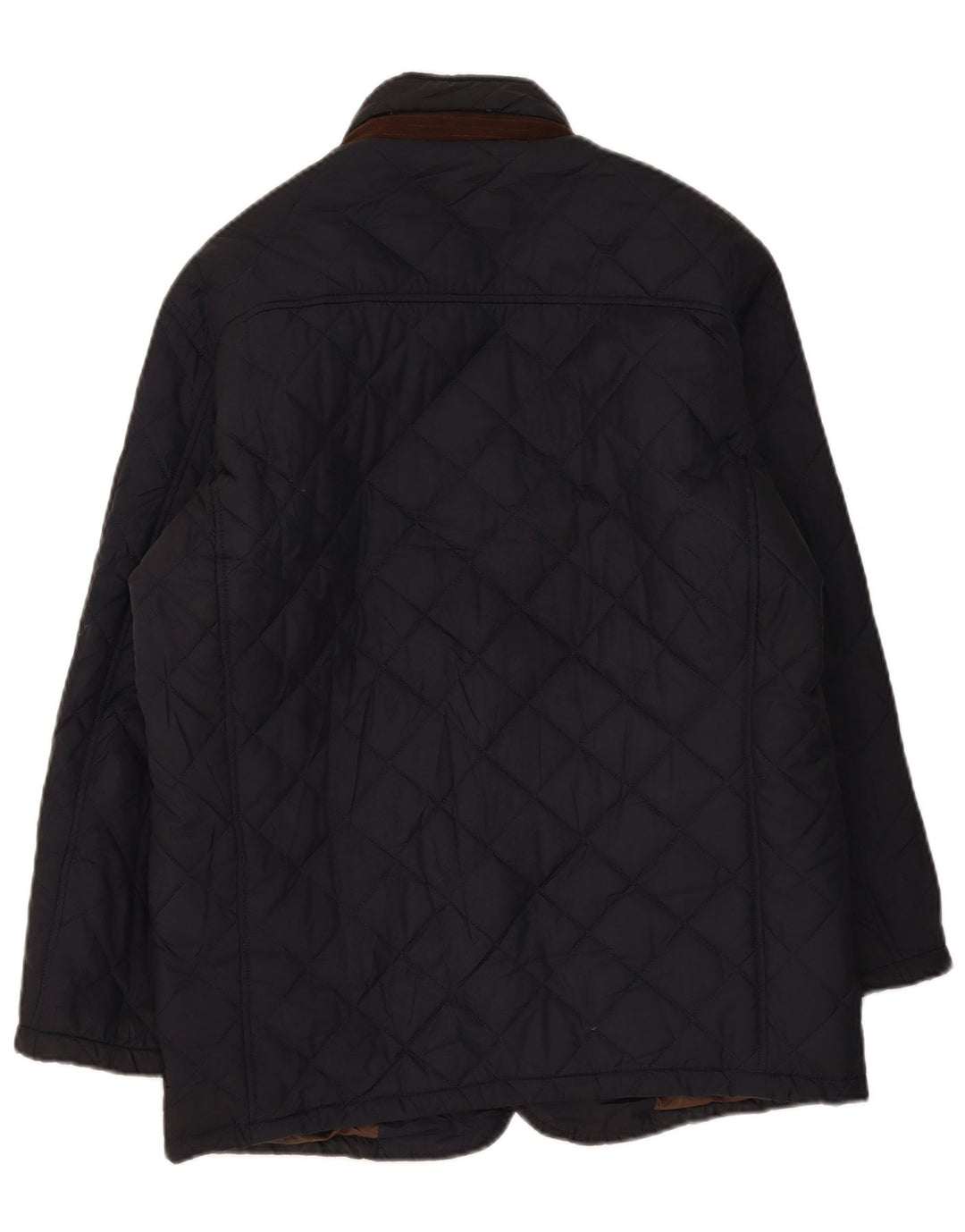 Lacoste Herre quiltet jakke IT 52 XL Navy Blue Polyester