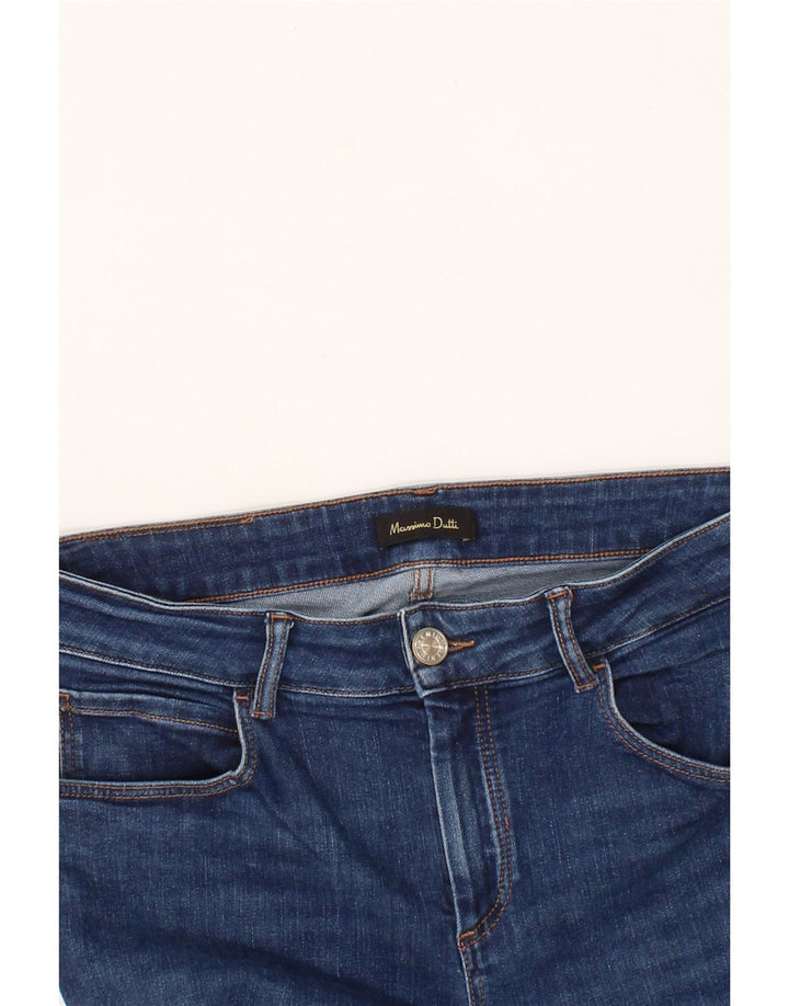 MASSIMO DUTTI Womens Slim Jeans W32 L29 Navy Blue Vintage Massimo Dutti and Second-Hand Massimo Dutti from Messina Hembry 