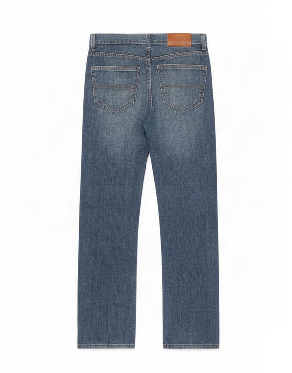 Tommy Hilfiger Herre Easy Fit Straight Jeans W30 L32 Blå Bomuld