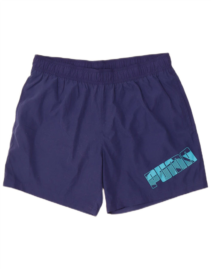 Puma Herre grafiske sportsshorts XL marineblå polyester