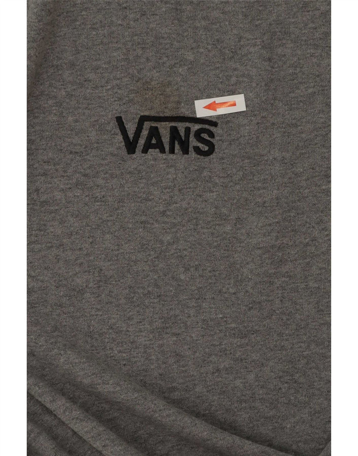 Vans Herre T-Shirt Top Lille grå Flecked Bomuld