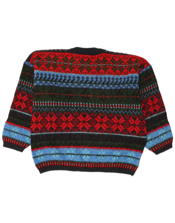 Folli Follie Womens Crew Neck Jumper Sweater UK 18 XL Multicoloured