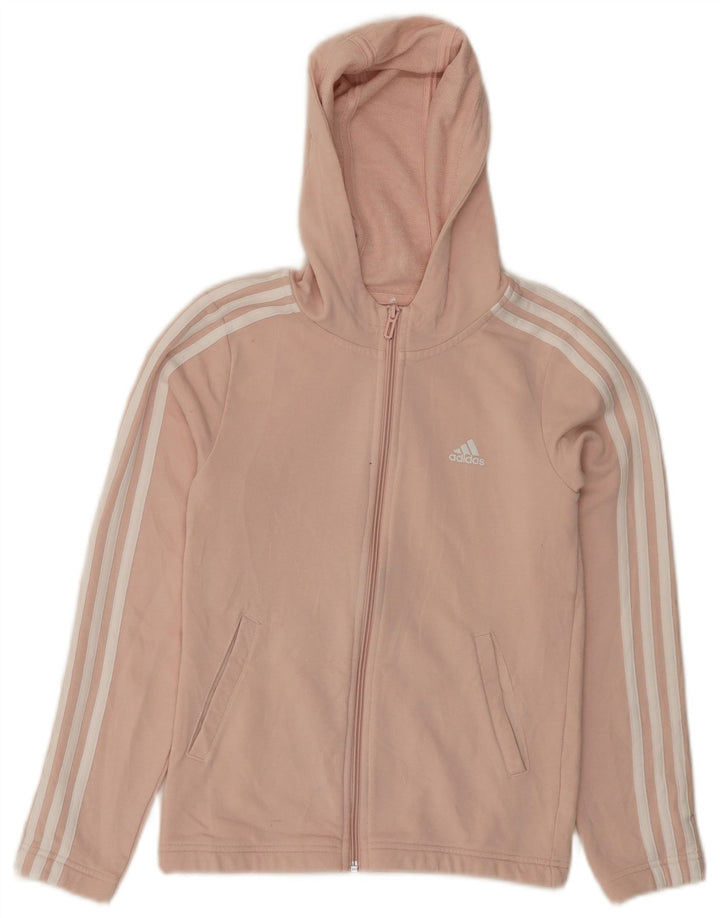 ADIDAS hættetrøje med lynlås til piger 11-12 år Pink
