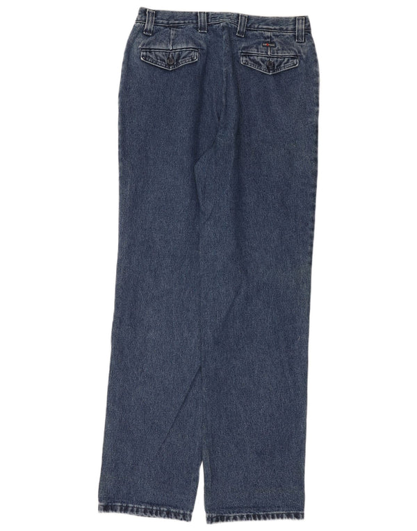 Roy Kompakt Dame Højtaljede Lige Jeans IT 48 XL W34 L34 Blå Bomuld