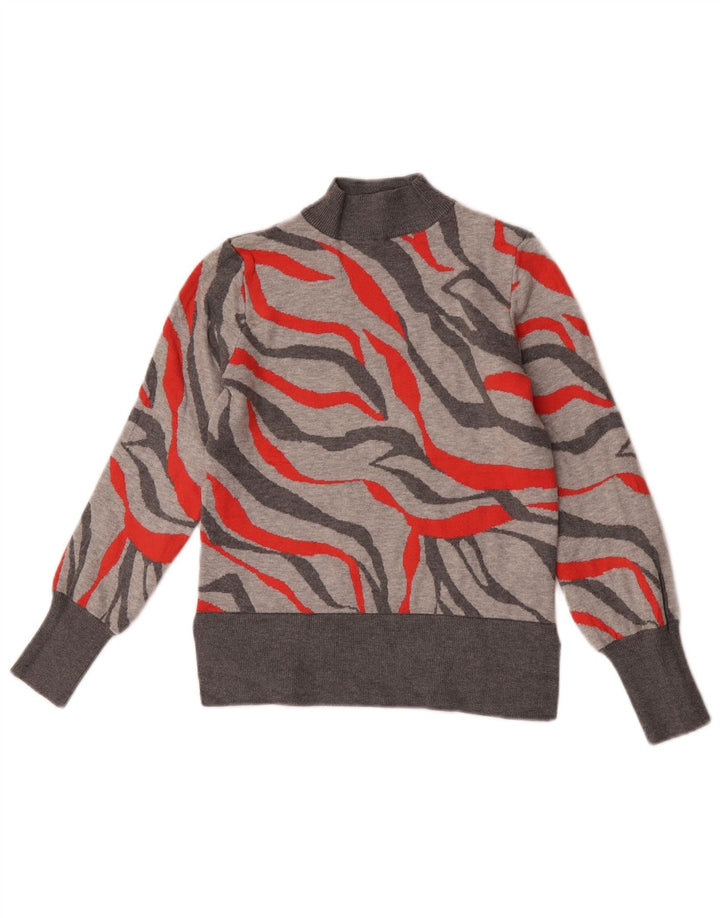 Marks & Spencer Dame Turtle Neck Sweater UK 8 Small Grey