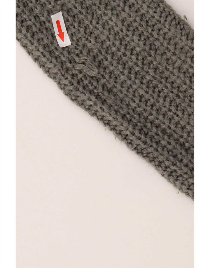 Zara Dame Cardigan Sweater UK 10 Small Grå Akryl