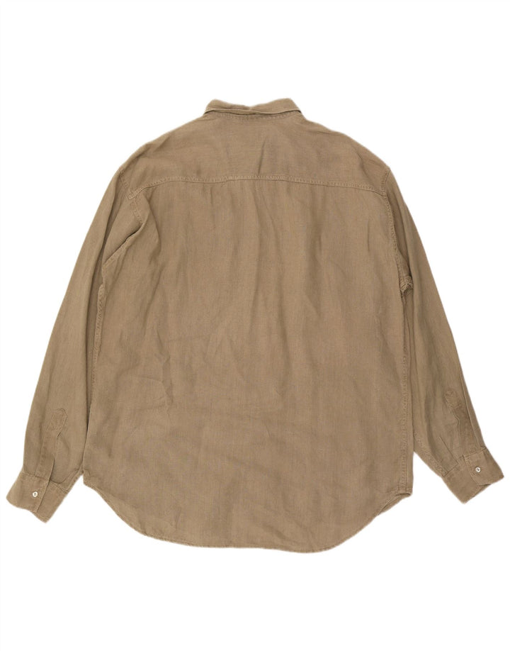 Replay Herreskjorte 2XL Beige Linned