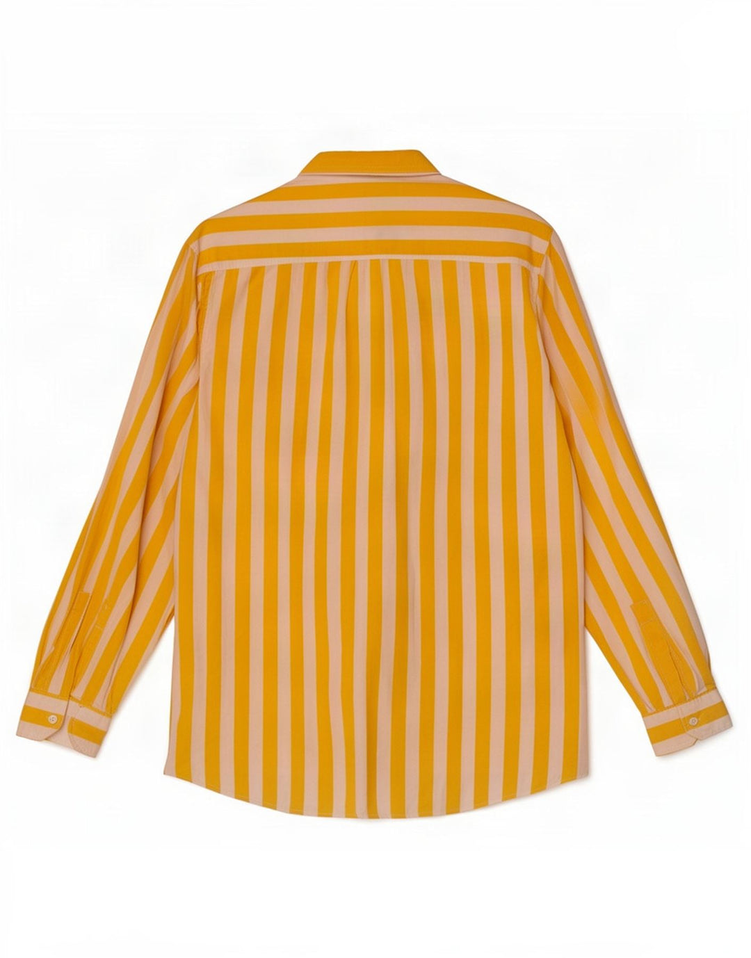 Vintage herreskjorte stor gulstribet