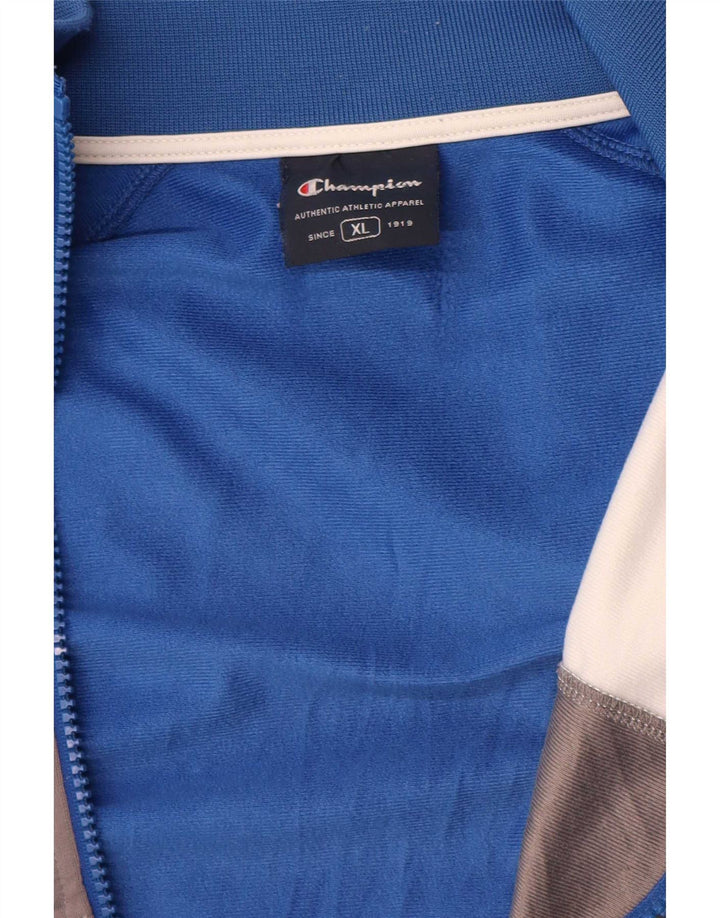 Champion Træningsdragt til mænd Topjakke XL Blå Colourblock