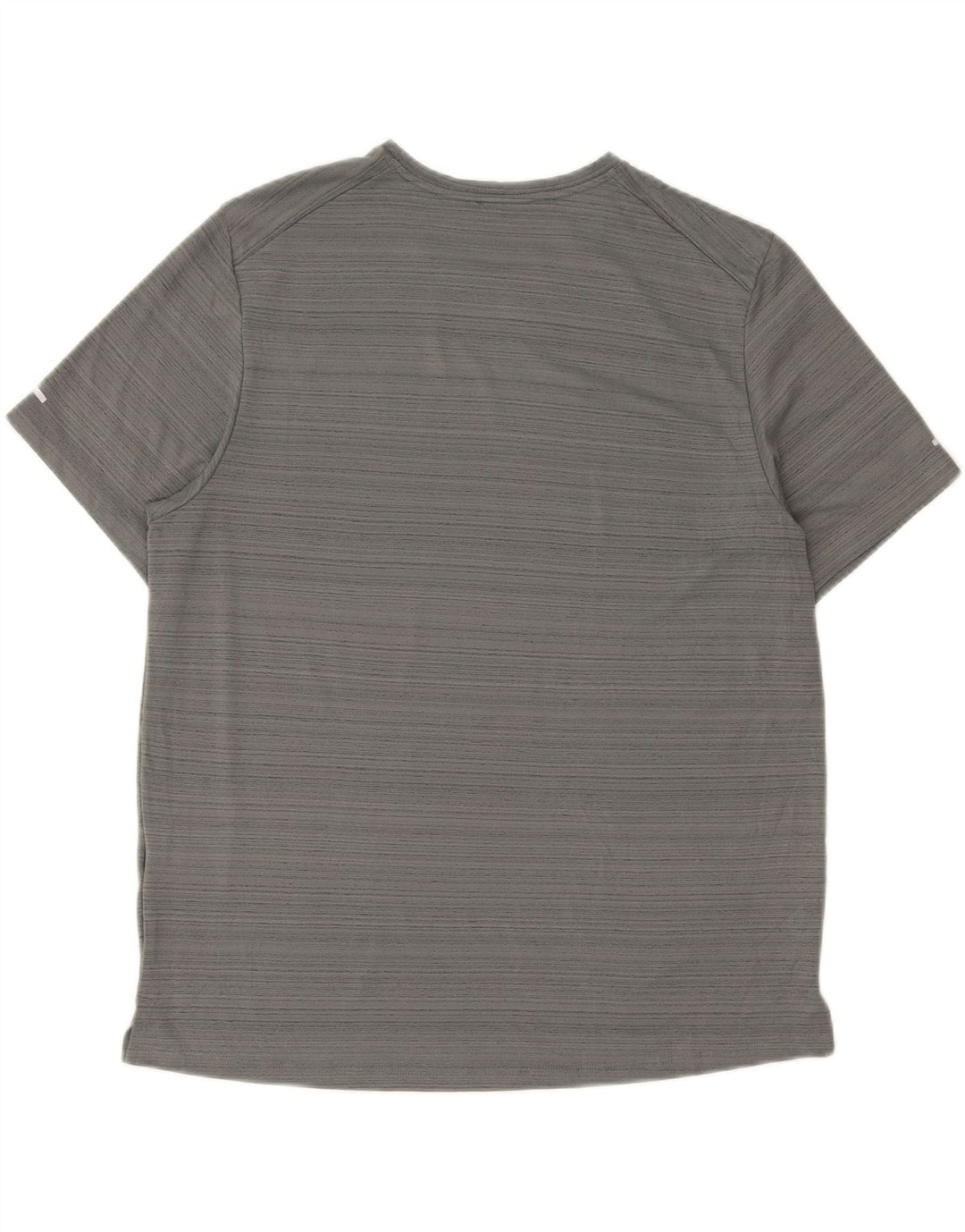 Nike Herre Dri Fit T-shirt Top Stor grå nålestribet polyester