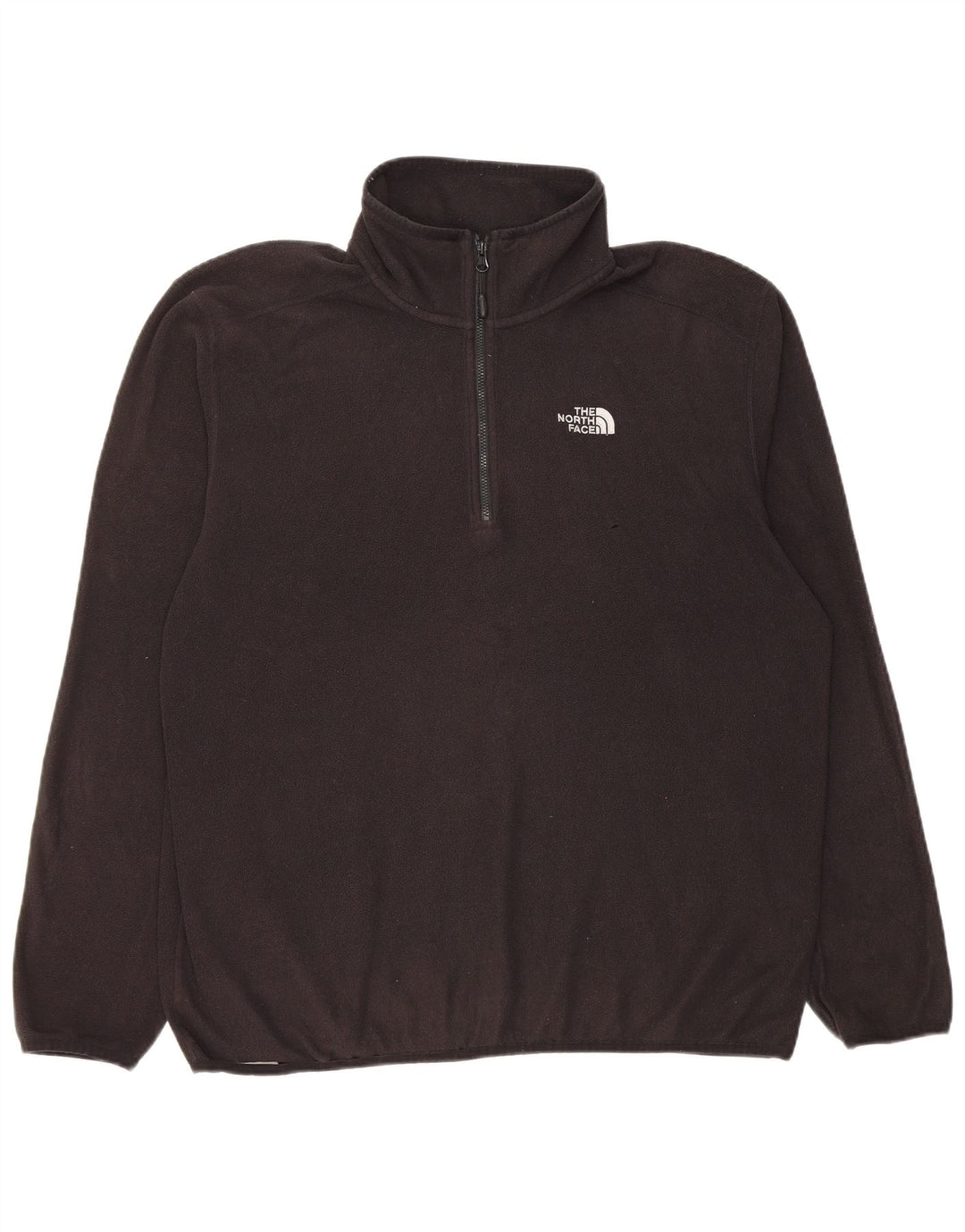 The North Face herre lynlås hals fleece jumper stor sort polyester