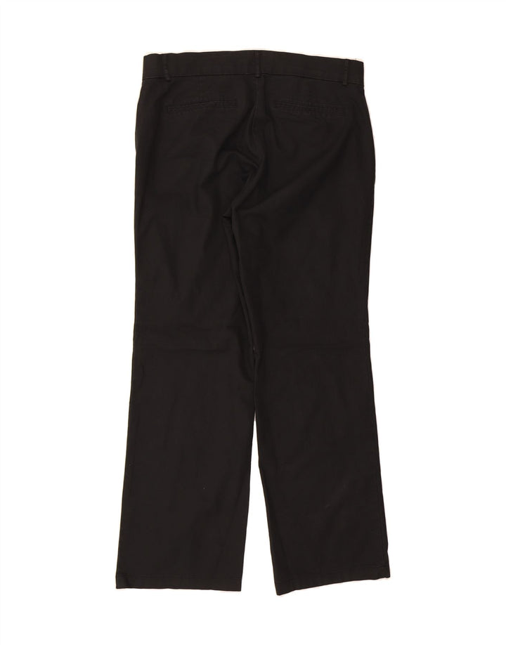 DOCKERS Womens Casual Trousers US 14 XL W34 L31 Black Polyester Vintage Dockers and Second-Hand Dockers from Messina Hembry 