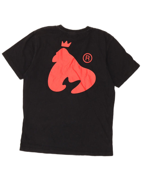 Money Herre Grafisk T-Shirt Top Medium Sort Bomuld