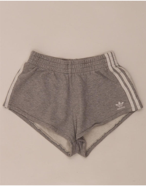 Adidas Sportsshorts til kvinder UK 8 Små Grå Bomuld