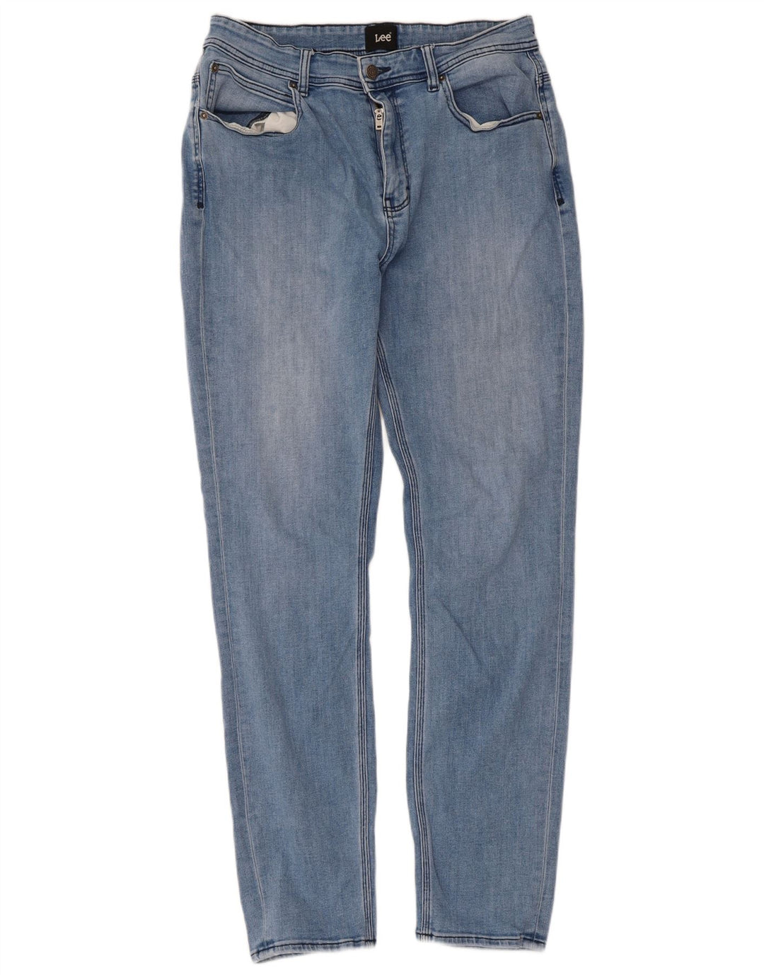 Lee Dame Slim Jeans W34 L30 Blå Bomuld
