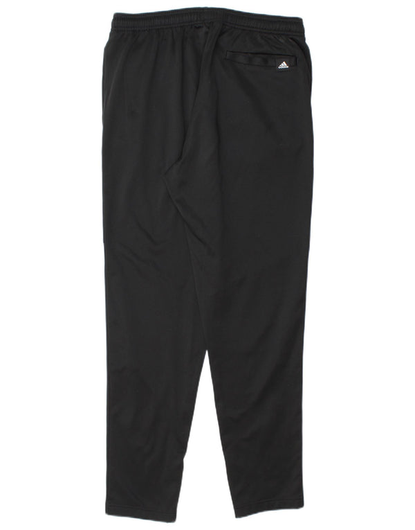 Adidas Mens Tracksuit Trousers Medium Black Polyester