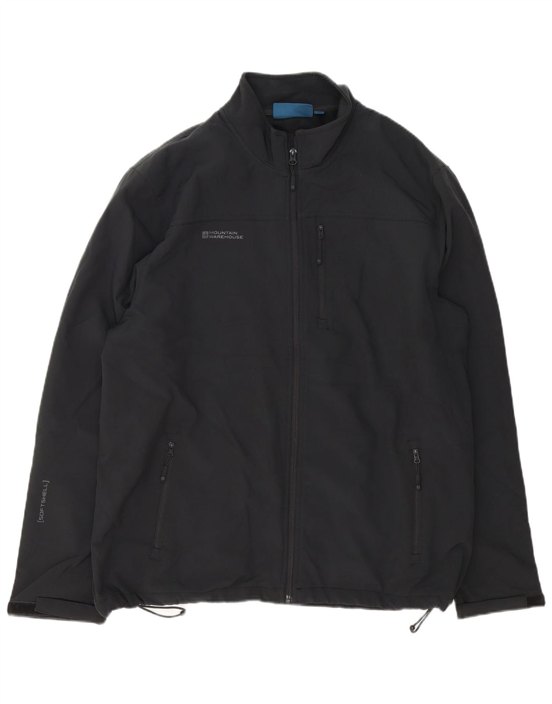 MOUNTAIN WAREHOUSE Herre Windbreaker Jacket UK 44 2XL Sort Polyester