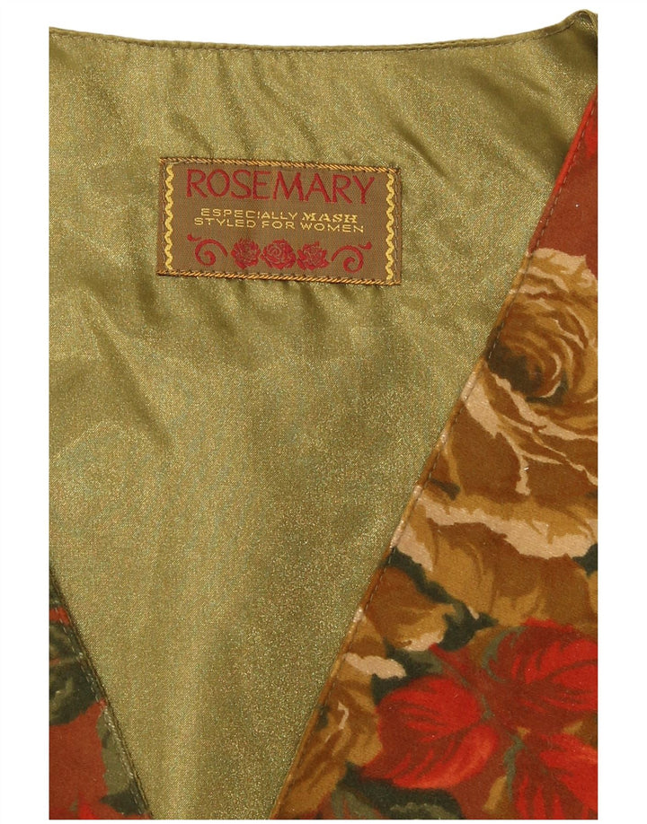 Rosemary Damevest UK 12 Medium Red Floral