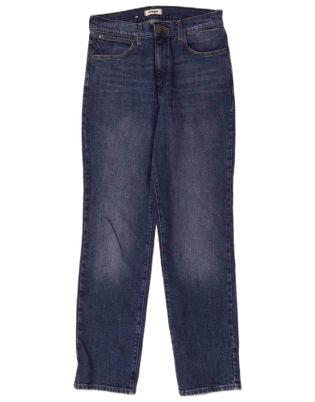 Wrangler Straight Jeans til mænd W29 L30 blå bomuld