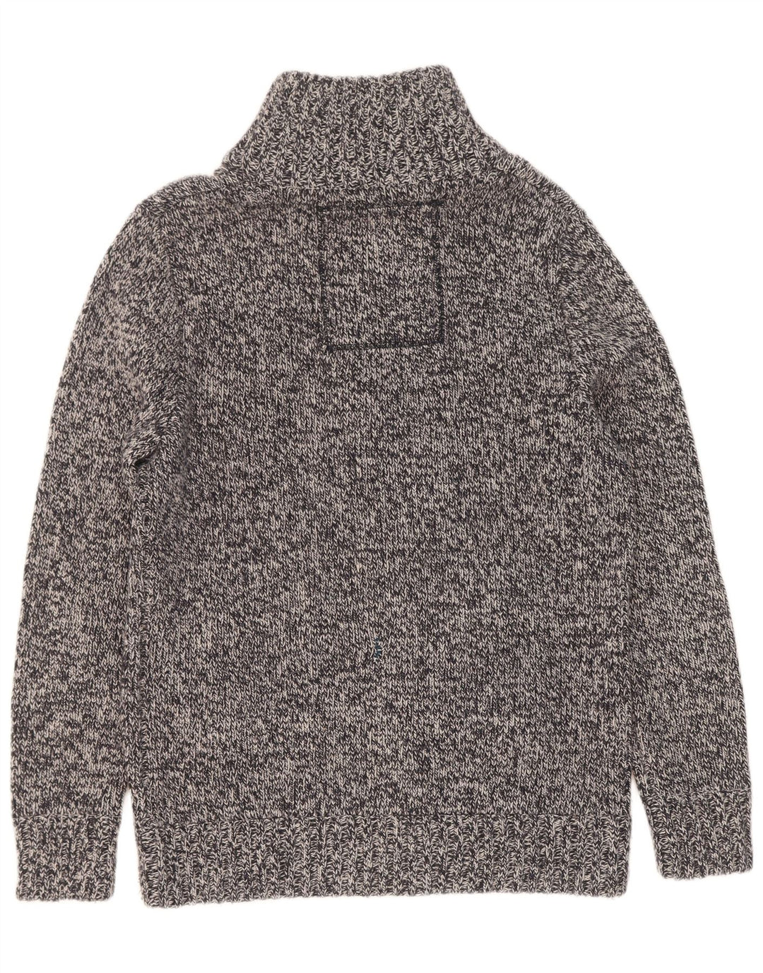 Superdry Sweater med lynlås til mænd 2XL Grå Flecked Acryl