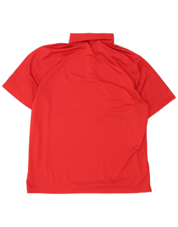 Nike Herre Dri Fit Polo Shirt XL Rød Polyester