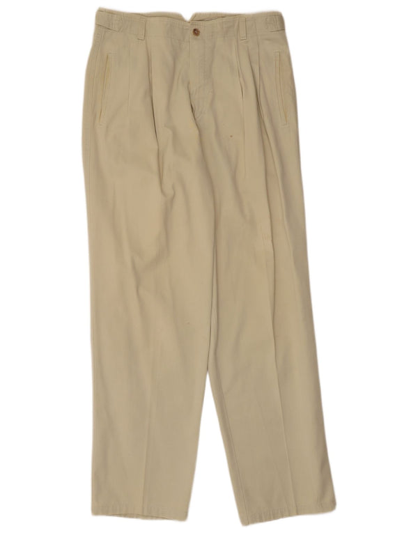 Henry Cottons Herre Pegged Chino Bukser IT 50 Large W34 L32 Beige